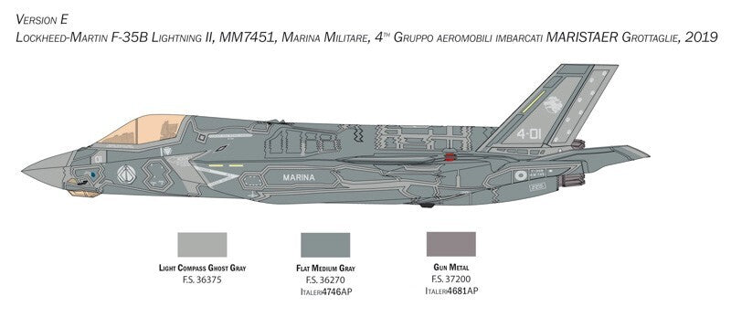 Italeri 1:48 Scale Lockheed Martin F-35 B Lightning II ''STOVL Version'' - 2810