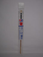 Tamiya Wooden Handle Horse-Hair Bristled No.3 Flat Modelling Paint Brush - 87014