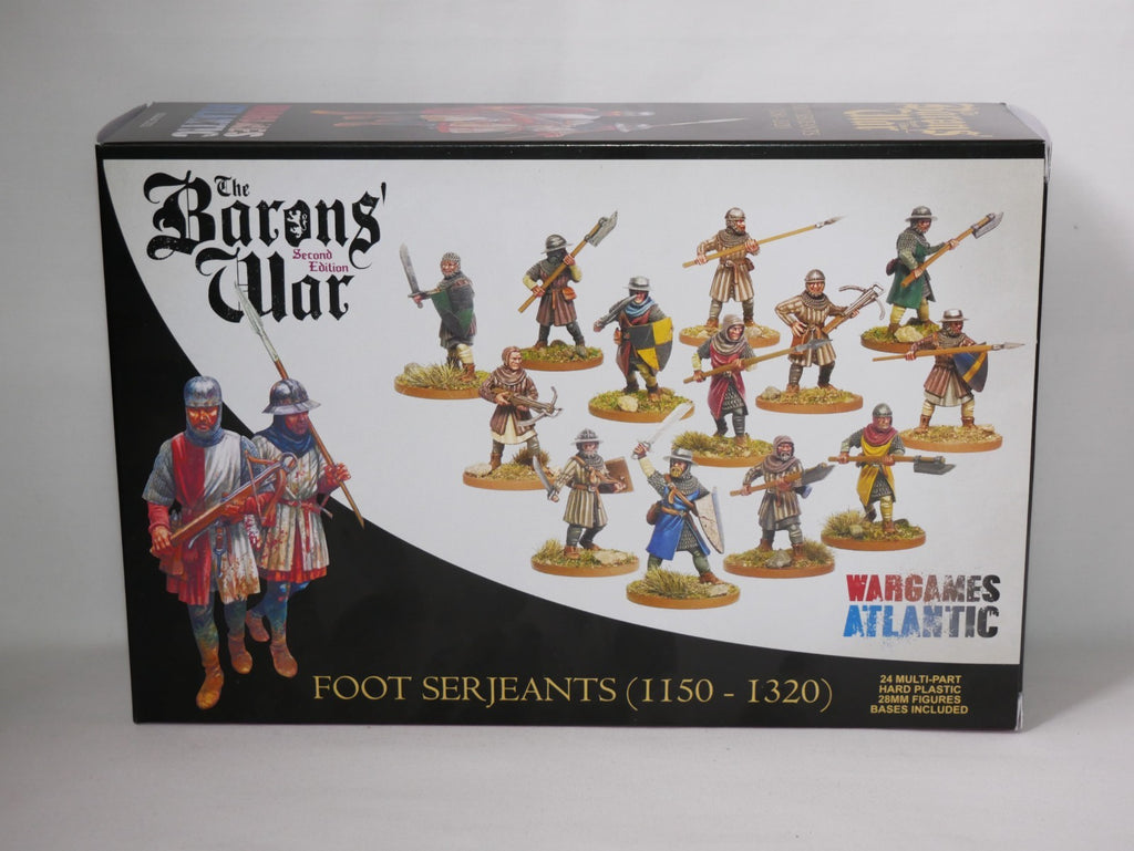 Wargames Atlantic The Barons' War 28mm Scale Foot Serjeants (1150-1320) WAAAC002
