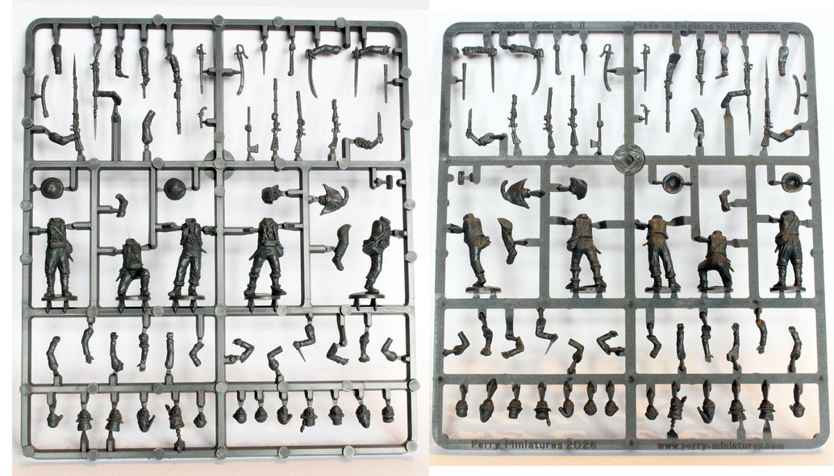 Perry Miniatures 28mm Hard Plastic Spanish Napoleonic Guerrillas (1808-14) - SPA90