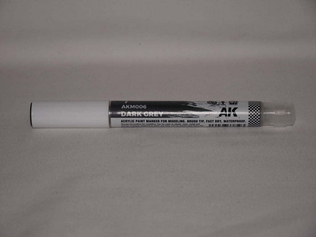 AK Interactive Acrylic Paint Playmarkers For Tabletop Games Dark Grey - AKM006