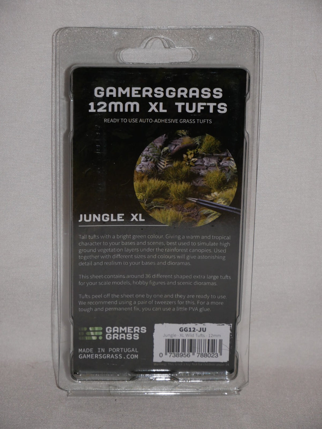 Gamers Grass Wild Jungle XL 12mm Tufts For Wargaming Bases (36) Per Pack - GG12-JU