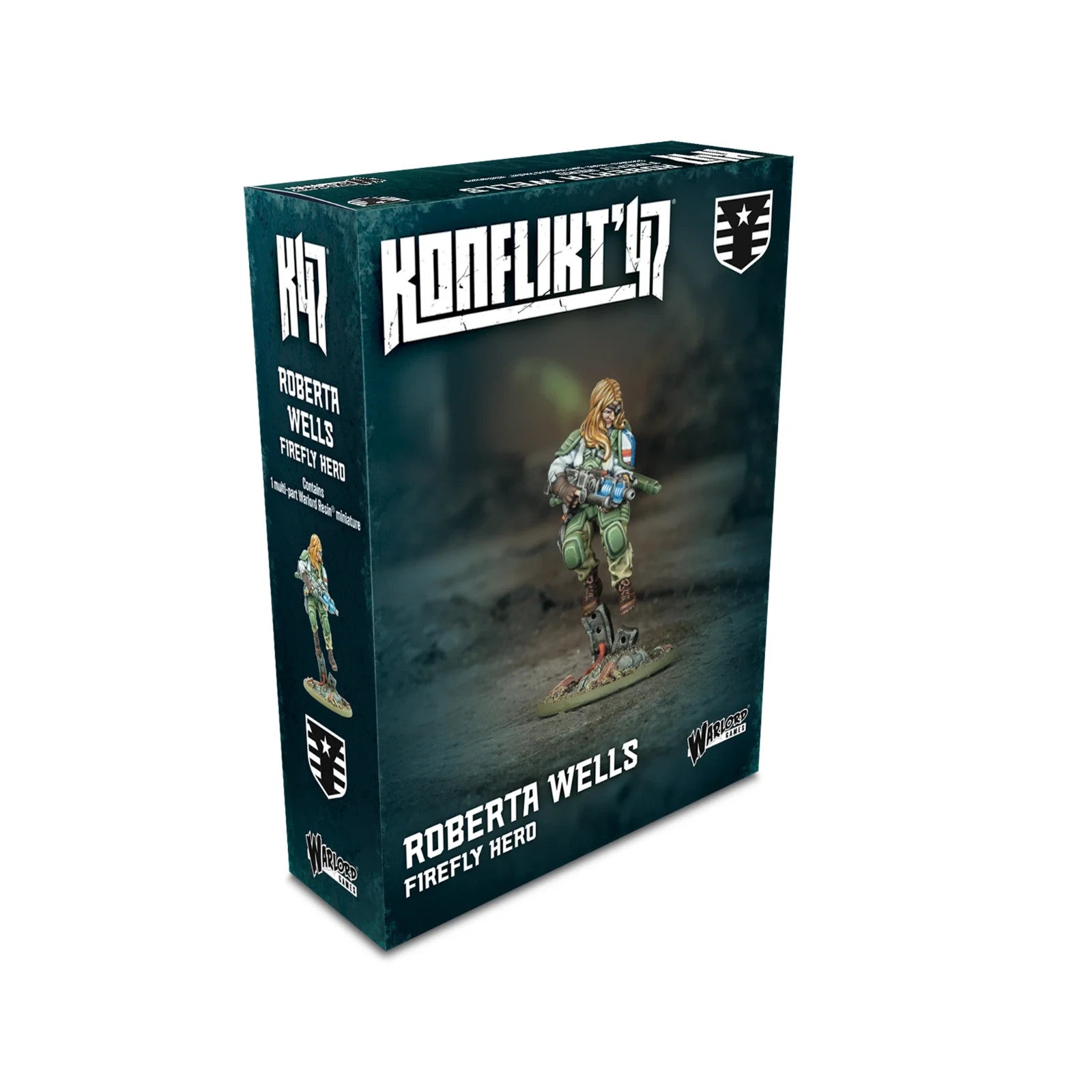 Warlord Games Konflikt 47 1:56 Scale Roberta Wells Firefly Hero Model - 453210402