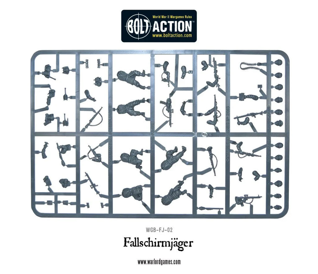 Warlord Games Bolt Action 1:56 Fallschirmjager WWII German Airborne - WGB-FJ-02