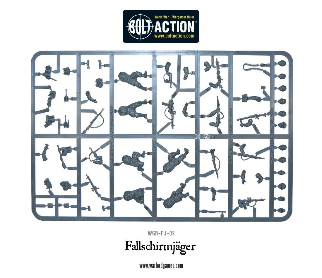 Warlord Games Bolt Action 1:56 Fallschirmjager WWII German Airborne - WGB-FJ-02