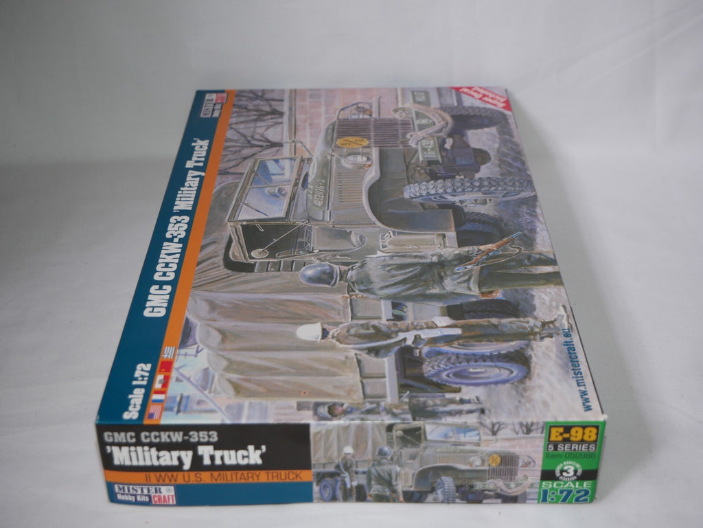 MisterCraft Hobby Kits 1:72 Scale (E-98) GMC CCKW-353 'Military Truck' - 050986