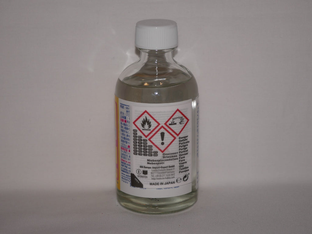 Mr Hobby Mr Paint Remover Thinner Solvent 110ml Screw Top Glass Bottle - (T-119)