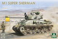 Takom 1:35 Scale Post WWII M1 Super Sherman Medium Tank Plastic Model Kit - 2206
