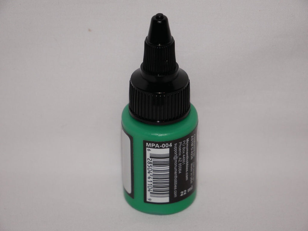 Monument Hobbies Pro Acryl Acrylic Paint Range Green 22ml Twist Bottle - MPA-004