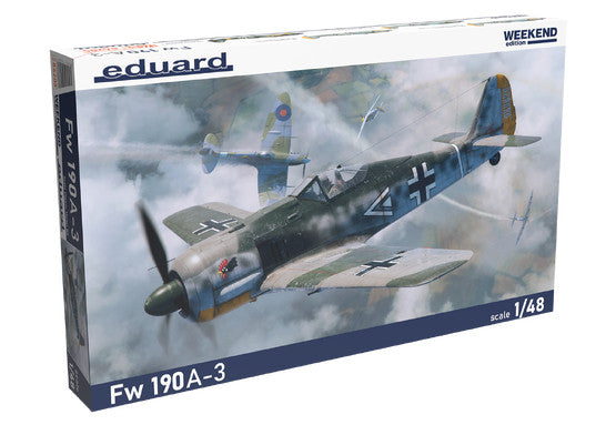Eduard 1:48 Scale Focke-Wulf Fw 190A-3 Weekend Edition Model Plastic Kit- 84205
