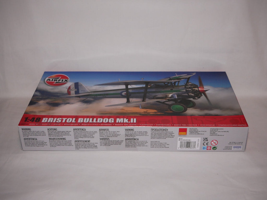 Airfix 1:48 Scale Bristol Bulldog Mk.II Model Plane Kit Skill Level 3 - A05141