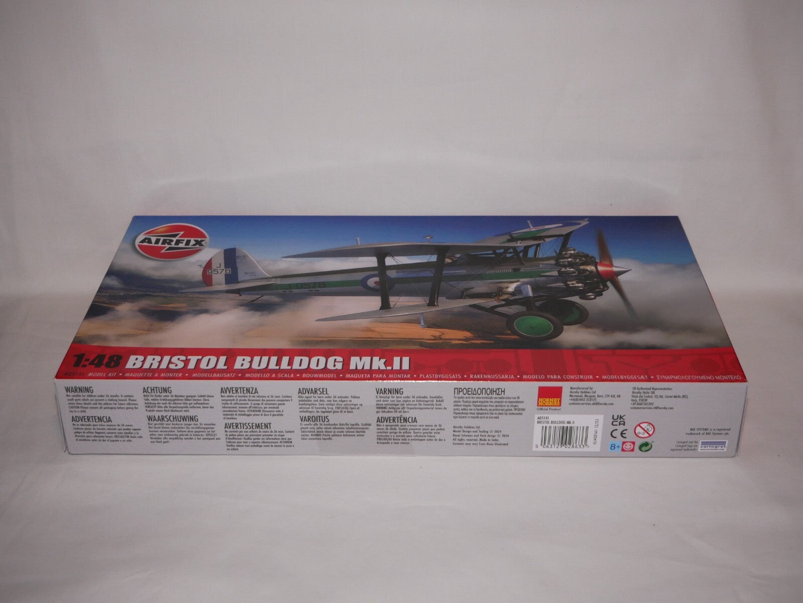 Airfix 1:48 Scale Bristol Bulldog Mk.II Model Plane Kit Skill Level 3 - A05141