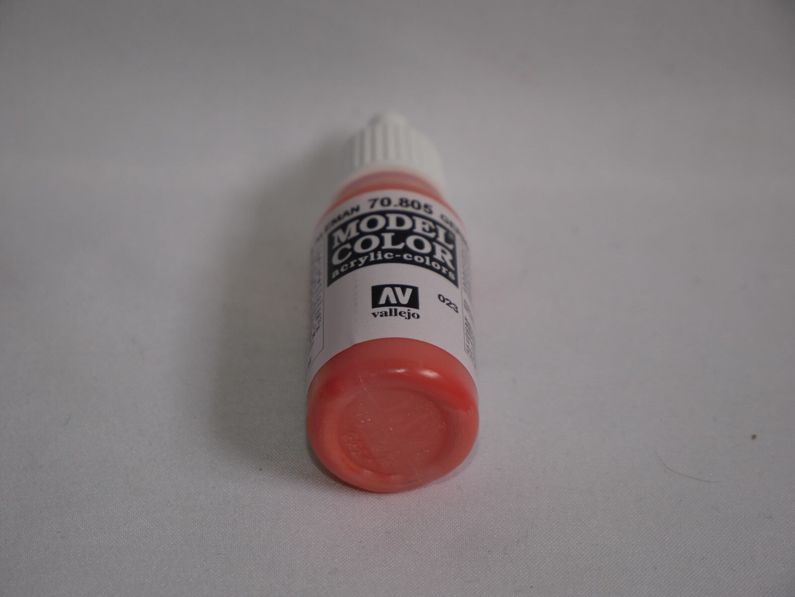 Vallejo Model Color German Orange Acrylic 17ml/0.57 fl oz Dropper Bottle 70.805