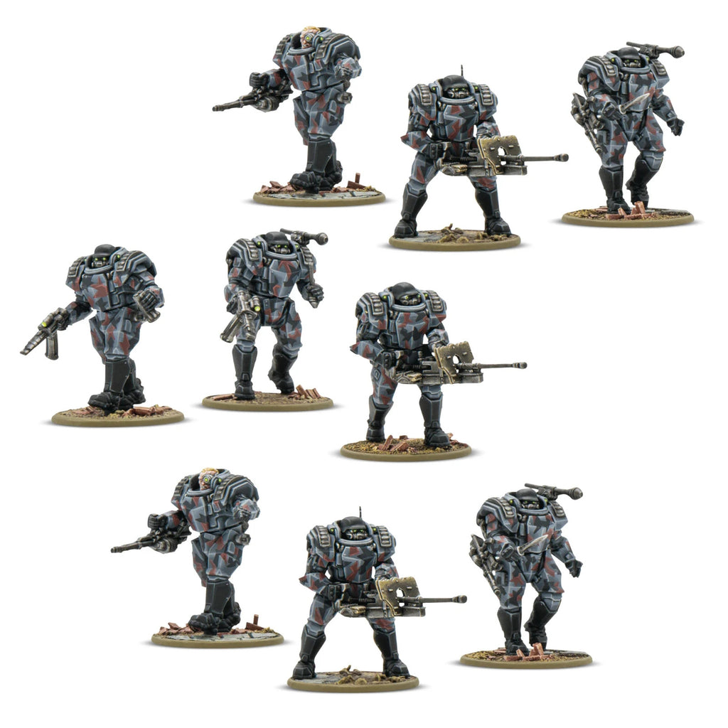 Warlord Games Konflikt 47 1:56 Scale Axis Stahltruppen Heavy Infantry - 452010202