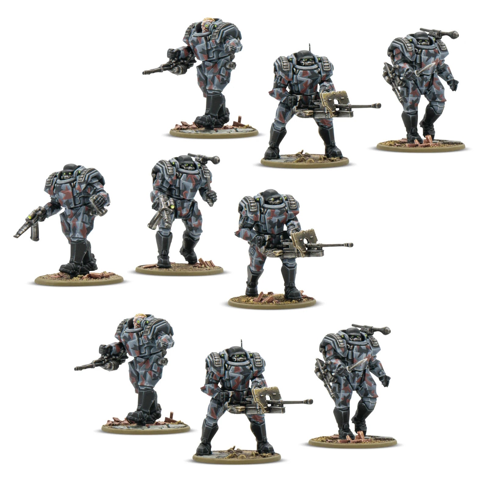 Warlord Games Konflikt 47 1:56 Scale Axis Stahltruppen Heavy Infantry - 452010202