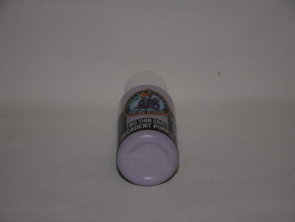 Duncan Rhodes Painting Academy Two Thin Coats Decadent Purple 15ml Bottle 10153