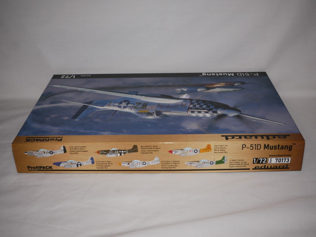 Eduard 1:72 Scale North American P-51D Mustang ProfiPACK Edition Model Kit 70173