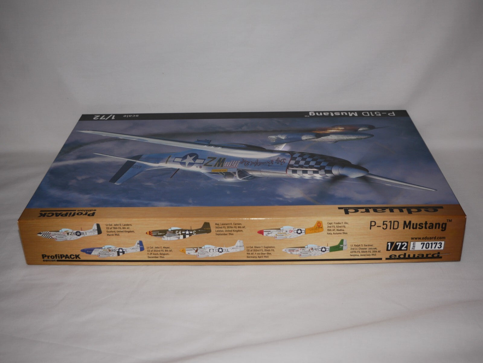 Eduard 1:72 Scale North American P-51D Mustang ProfiPACK Edition Model Kit 70173