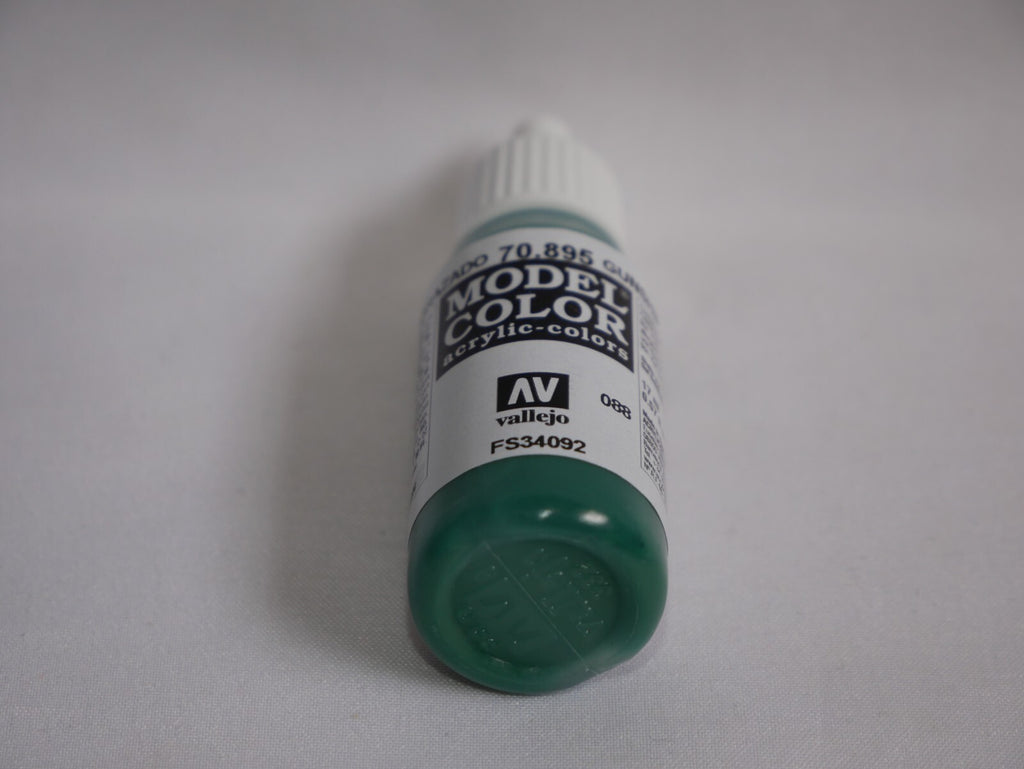 Vallejo Model Color Gunship Green Acrylic 17ml/0.57 fl oz Dropper Bottle 70.895