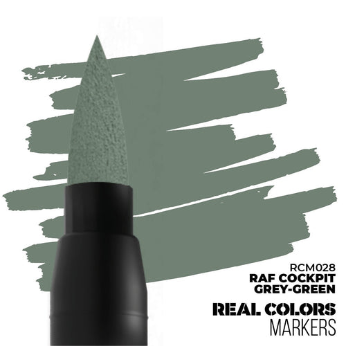 AK Interactive Real Colors Acrylic Marker Pens RAF Cockpit Grey-Green - RCM028