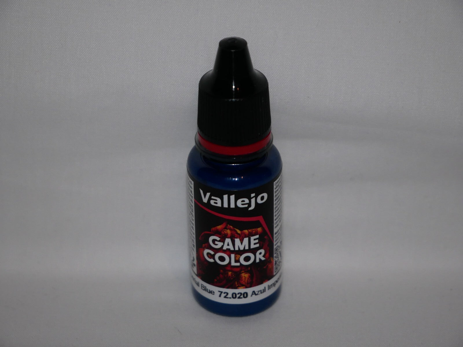 Vallejo Game Color Acrylics Imperial Blue 18ml/0.6 fl oz Dropper Bottle - 72.020