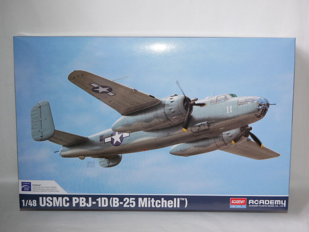 Academy 1:48 USMC PBJ-1D North American (B-25 Mitchell) Skill Level 4 - 12334