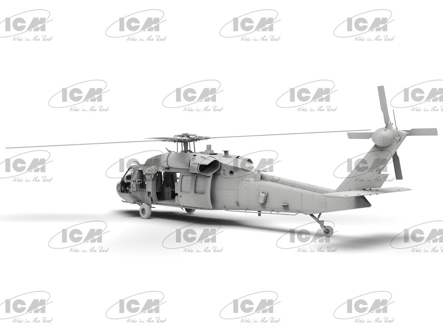 ICM 1:48 Scale Sikorsky MH-60L Black Hawk Down Operation Gothic Serpent - 48363