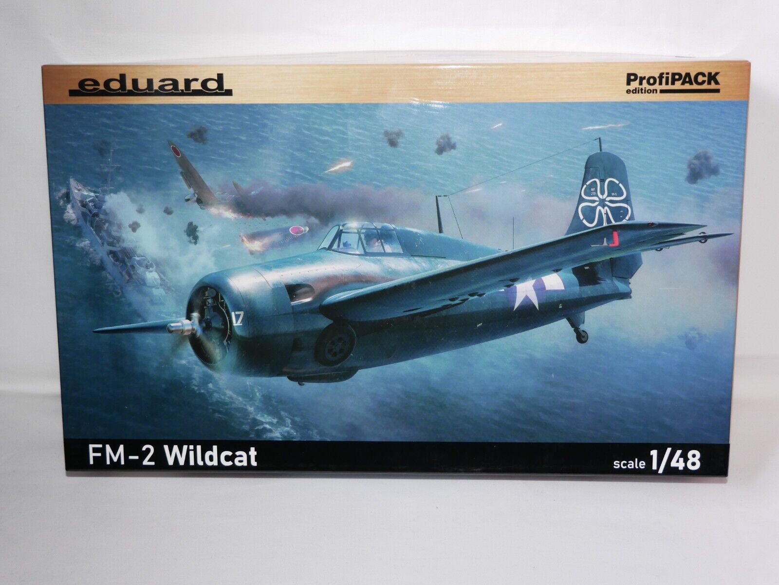 Eduard 1:48 Scale WWII Grumman FM-2 Wildcat ProfiPACK Edition Model Kit - 82205