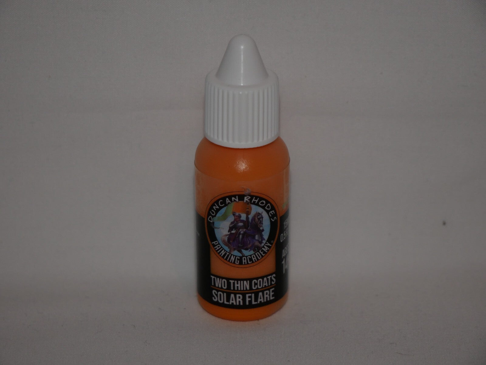 Duncan Rhodes Painting Academy Two Thin Coats Solar Flare 15ml Bottle - 10159