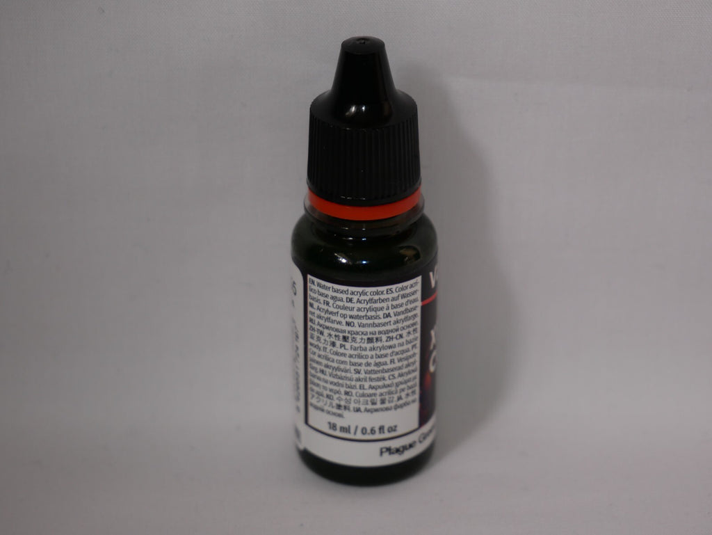 Vallejo Xpress Color Acrylics Plague Green 18ml/0.6 fl oz Dropper Bottle 72.419