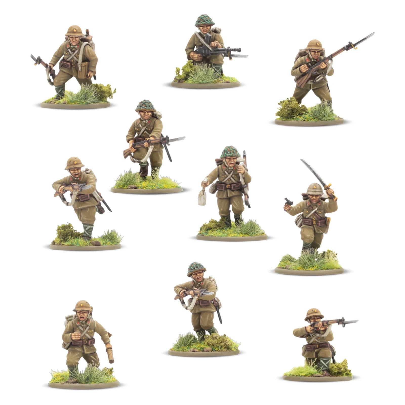 Warlord Games Bolt Action 1:56 Scale Japanese Army Infantry Platoon - 402016003