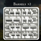 Victrix Ltd Pillage Ransack The Middle Ages 28mm Hard Plastic Barrels - VXE009