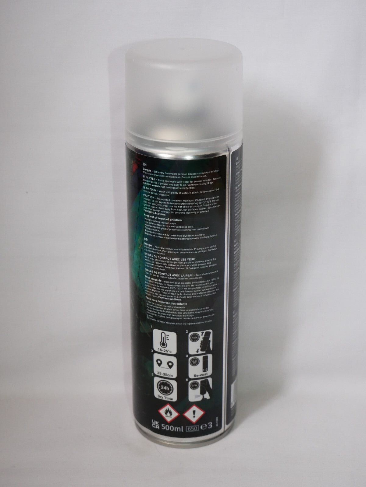 Colour Forge Hobby Supplies Matt Varnish Model Primer 500ml Aerosol Spray Can
