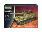 Revell 1:72 Sd.Kfz 164 Nashorn Anti Tank Scale Model Kit Skill Level 4 - 03358