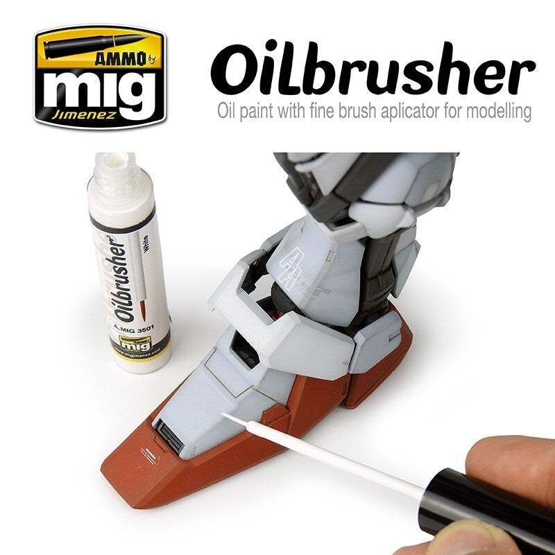Ammo By Mig Jimenez Dark Green Oilbrusher With Fine Brush Applicator A.MIG-3507