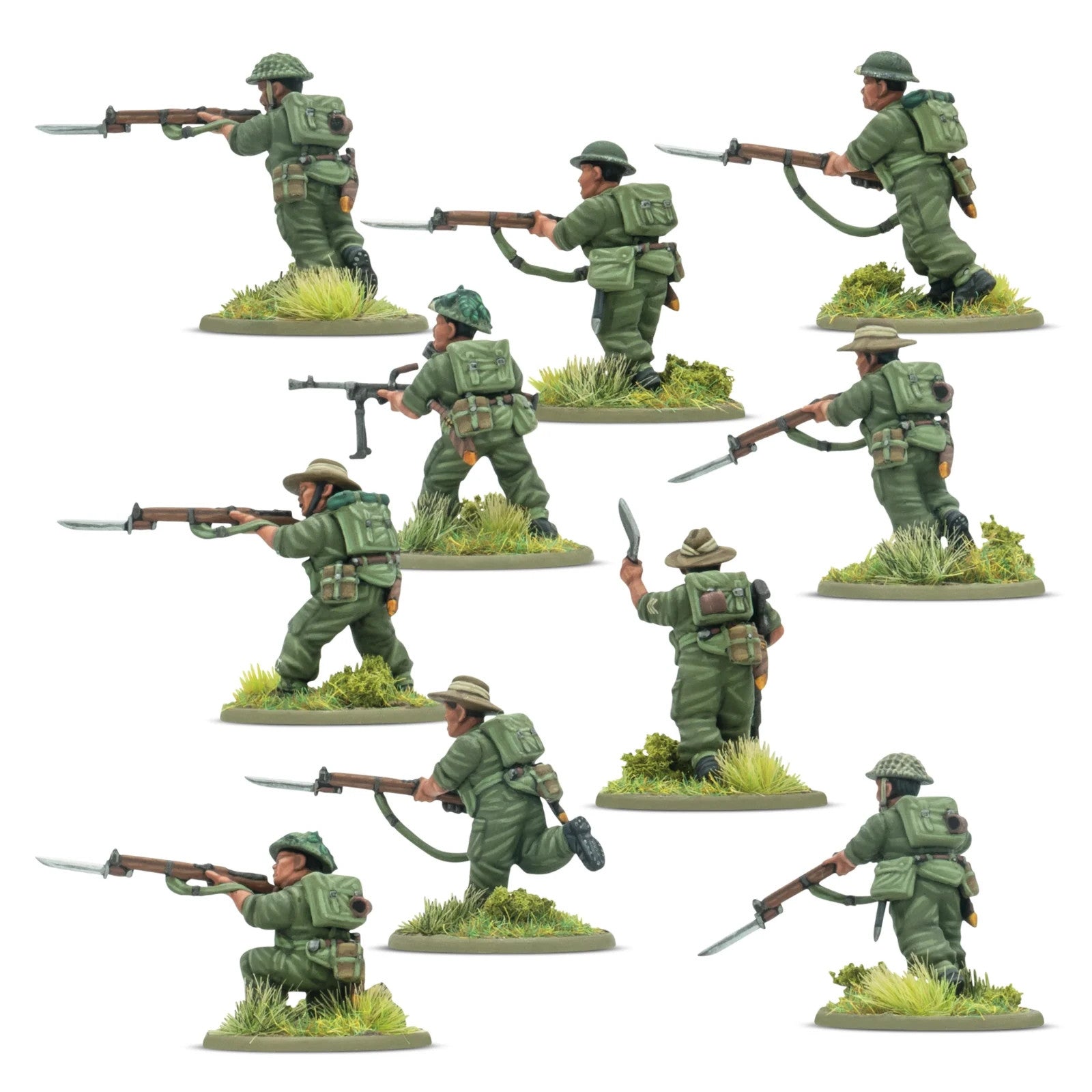 Warlord Games Bolt Action 1:56 Ayo Gorkhali! Gurkha Starter Army Set - 402611201