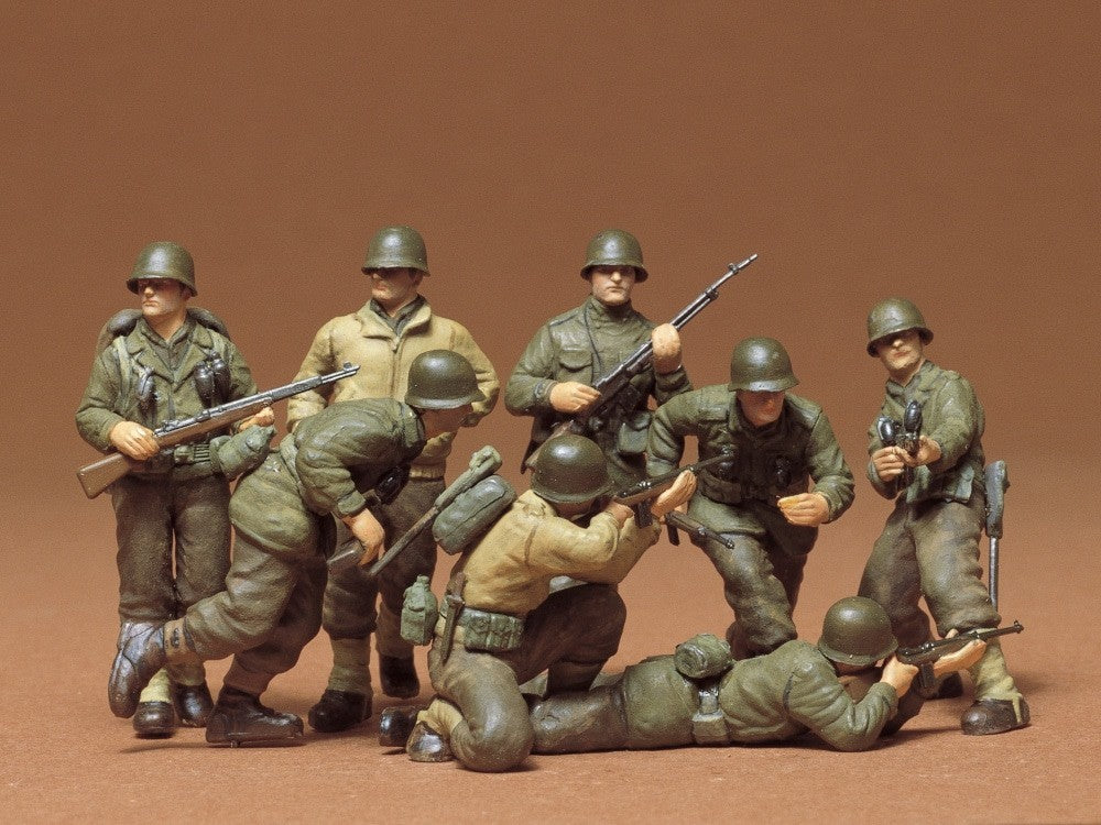 Tamiya Military Miniatures 1:35 Scale US Infantry West European Theater - 35048