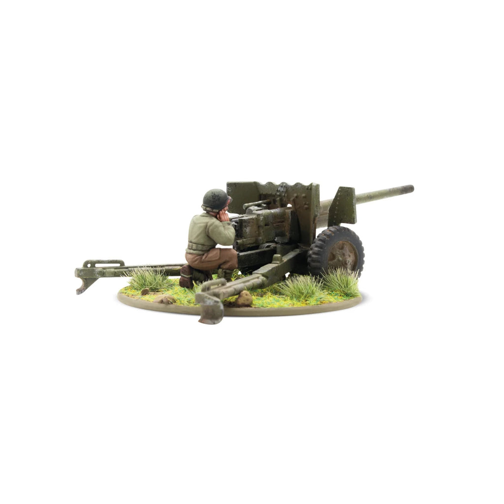 Warlord Games Bolt Action 1:56 Scale WWII US Army 57mm Anti-Tank Gun - 402013054