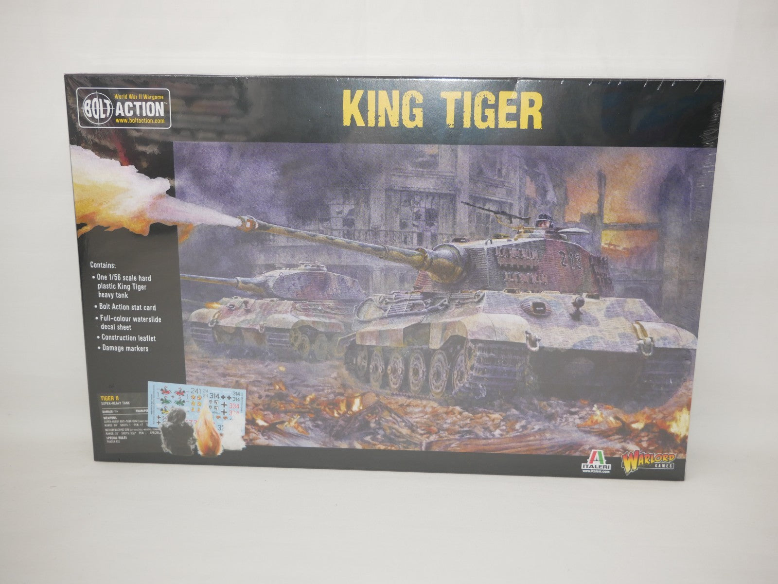 Warlord Games Bolt Action 1:56 Scale WWII German King Tiger Heavy Tank - 402012001