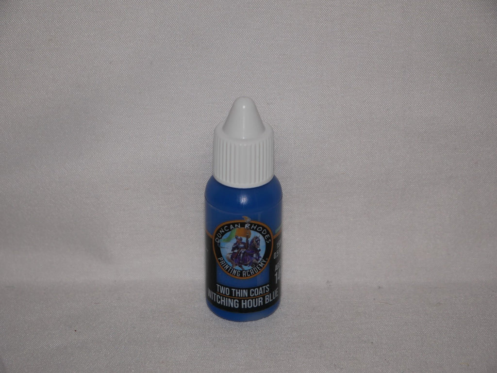 Duncan Rhodes Painting Academy 'Two Thin Coats' Witching Hour Blue 15ml - 10071
