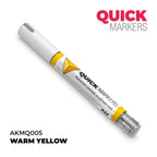 AK Interactive Acrylic Quick Gen Markers For Tabletop Games Warm Yellow - AKMQ005