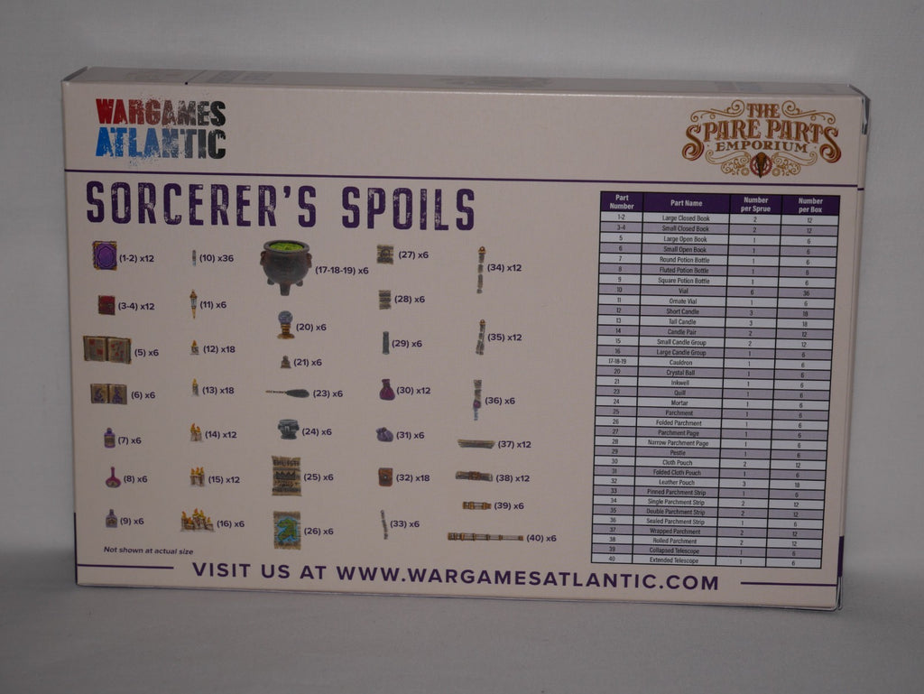 Wargames Atlantic The Spare Parts Emporium 28mm Sorcerer's Spoils - WAAPW002