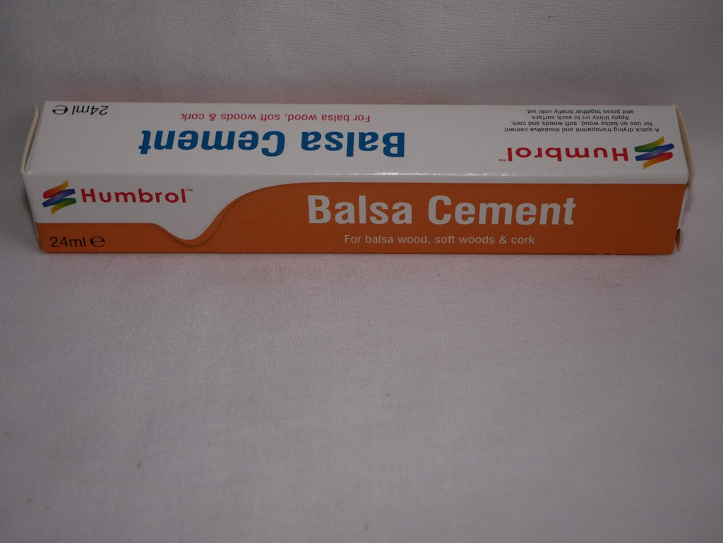 Humbrol Large Balsa Cement For Balsa Wood Craftwork & Modeling 24ml Tube AE0603