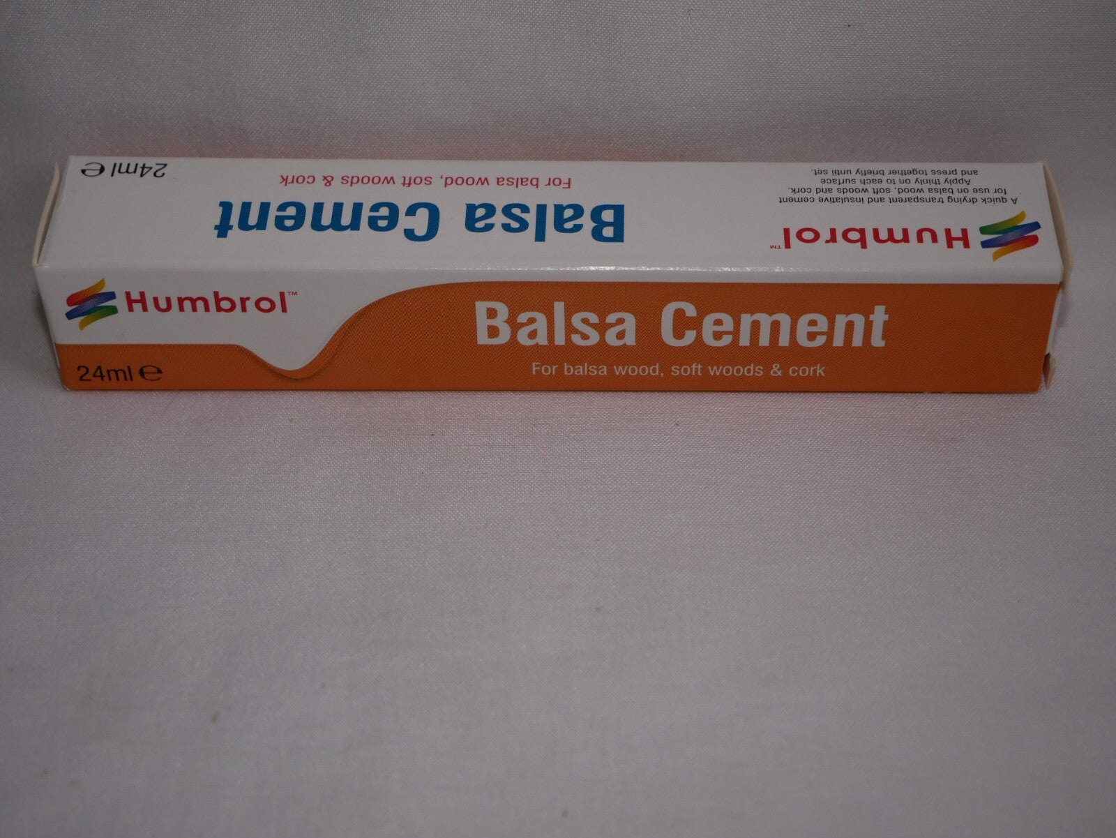 Humbrol Large Balsa Cement For Balsa Wood Craftwork & Modeling 24ml Tube AE0603