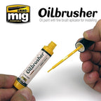 Ammo By Mig Jimenez Dark Blue Oilbrusher With Fine Brush Applicator - A.MIG-3504