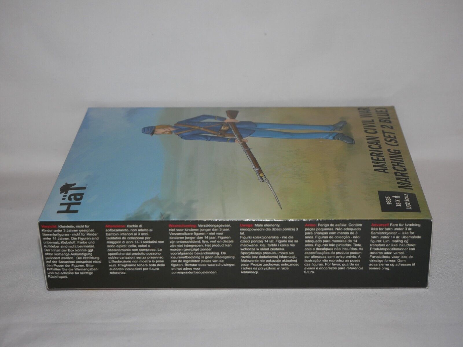 Hat Industrie 1:32 Scale American Civil War Marching (Set 2 Blue) Figures - 9335