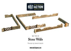 Warlord Games Bolt Action 1:56 Scale Hard Plastic Stone Walls Model - WG-TER-38
