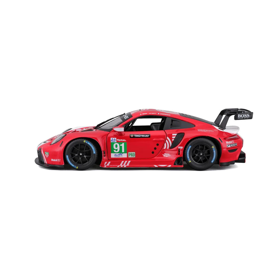 Burago 1:24 Scale Porsche 911 RSR GTE (No.91) 24 Hours of Le Mans 2020 #18-28016