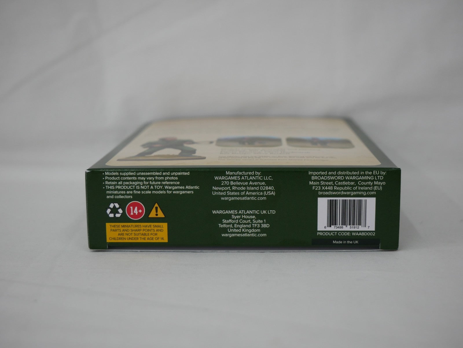Wargames Atlantic Sharpe's Rifles The Legend Collection 02 Patrick Harper 1809 - WAABD002