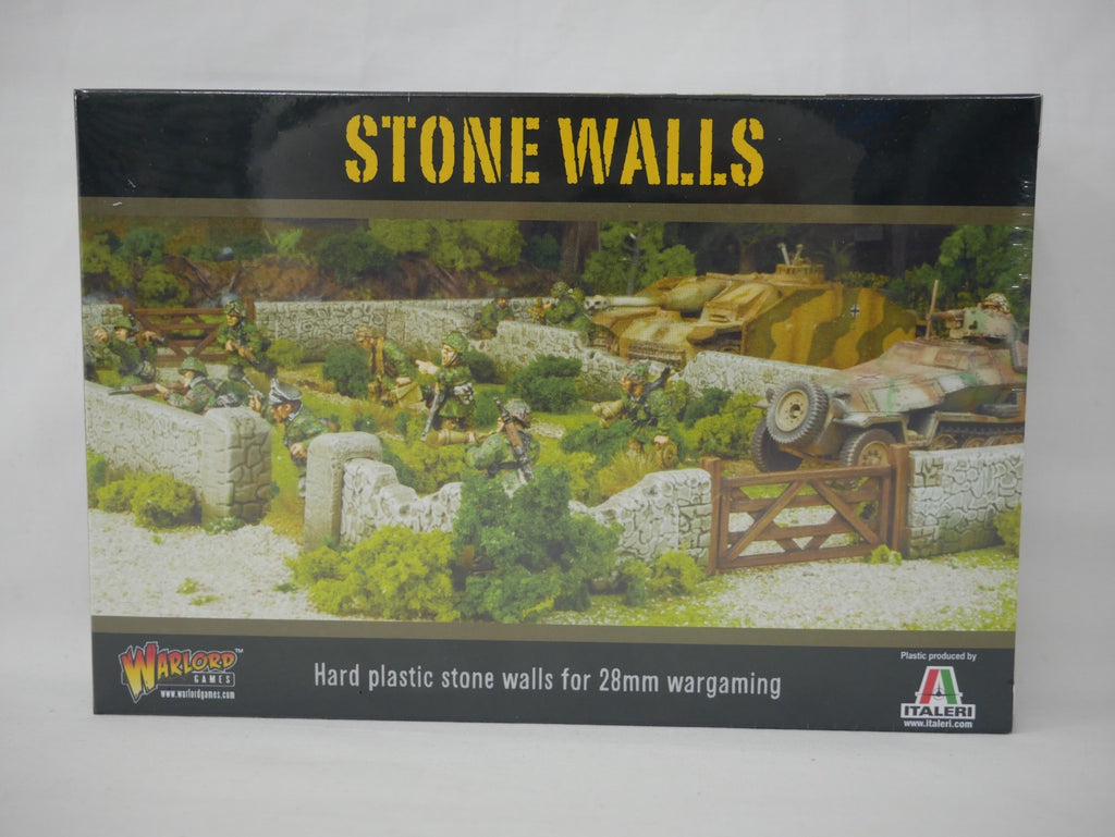 Warlord Games Bolt Action 1:56 Scale Hard Plastic Stone Walls Model - WG-TER-38